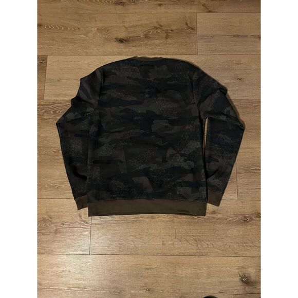 OAKLEY Men’s Crew Neck Custom Fit Pullover Sweatshirt Size Large Camo - Picture 2 of 3